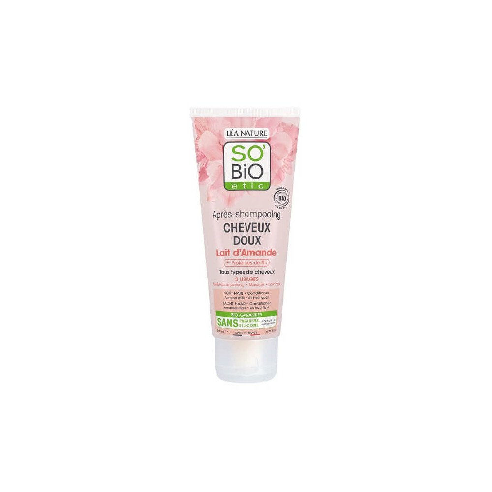 APRES SHAMPOING CHEVEUX DOUX LAIT D AMANDE