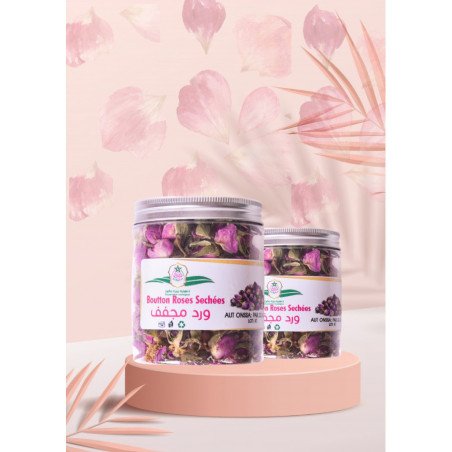 Boutons de roses séchées