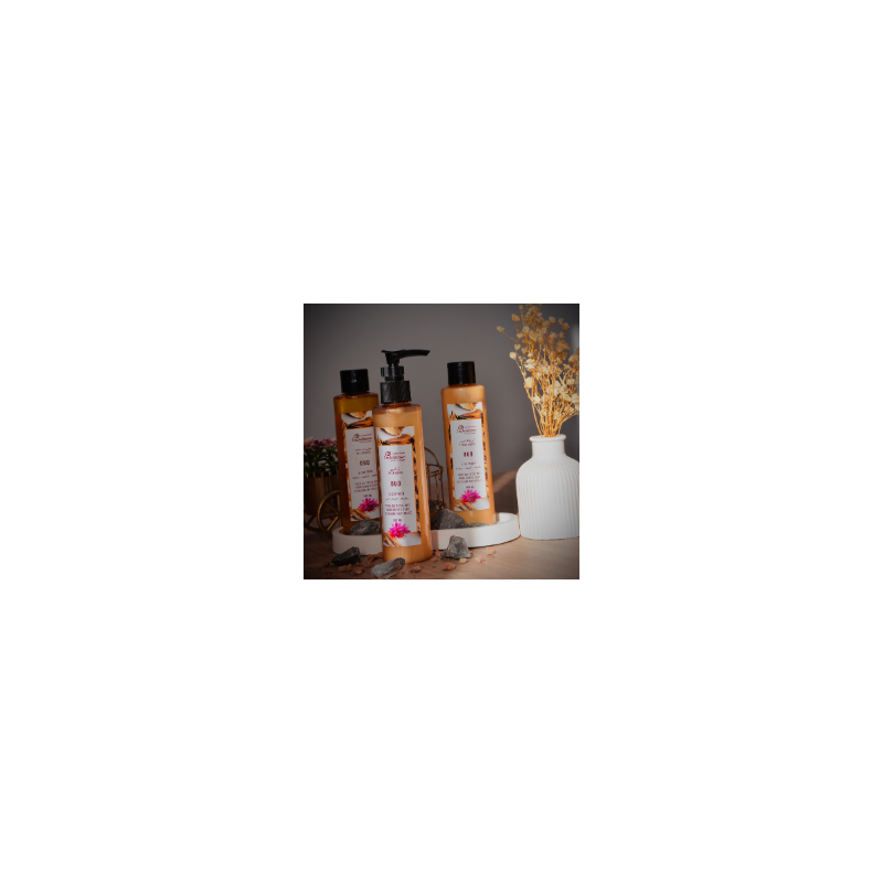 Pack Oud & Safran :  shampoing, crème de corps et gel douche