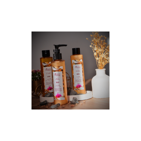 Pack Oud & Safran :  shampoing, crème de corps et gel douche