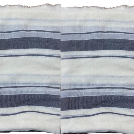 Tissu soussdi pour hommes gris/blanc