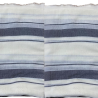 Tissu soussdi pour hommes gris/blanc
