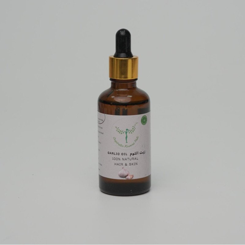 Huile d’Ail 100 % Naturelle – Peau & Cheveux