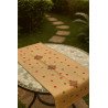 Nappe de table artisanale tissée à la main