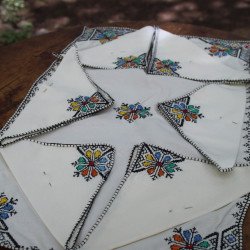 Couvre-plateau en Broderie "Tirz el Hesab"