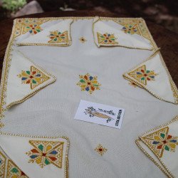 Couvre-plateau en Broderie "Tirz el Hesab"