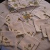 nappe artisanale est brodée