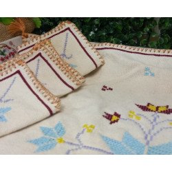 Couvre-plateau en Broderie “Karwa” avec Serviettes