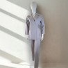 Ensemble deux pièces gris effet lin