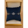 Bracelet en argent 925 Motif étoile andalouse ajourée