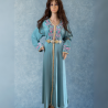 Caftan Bleu Ciel Élégance Douce et Féminine