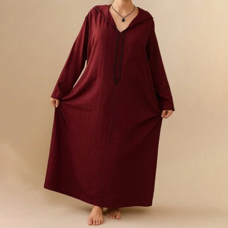 Jalaba Marocaine – Élégance Traditionnelle & Artisanat d'Excellence