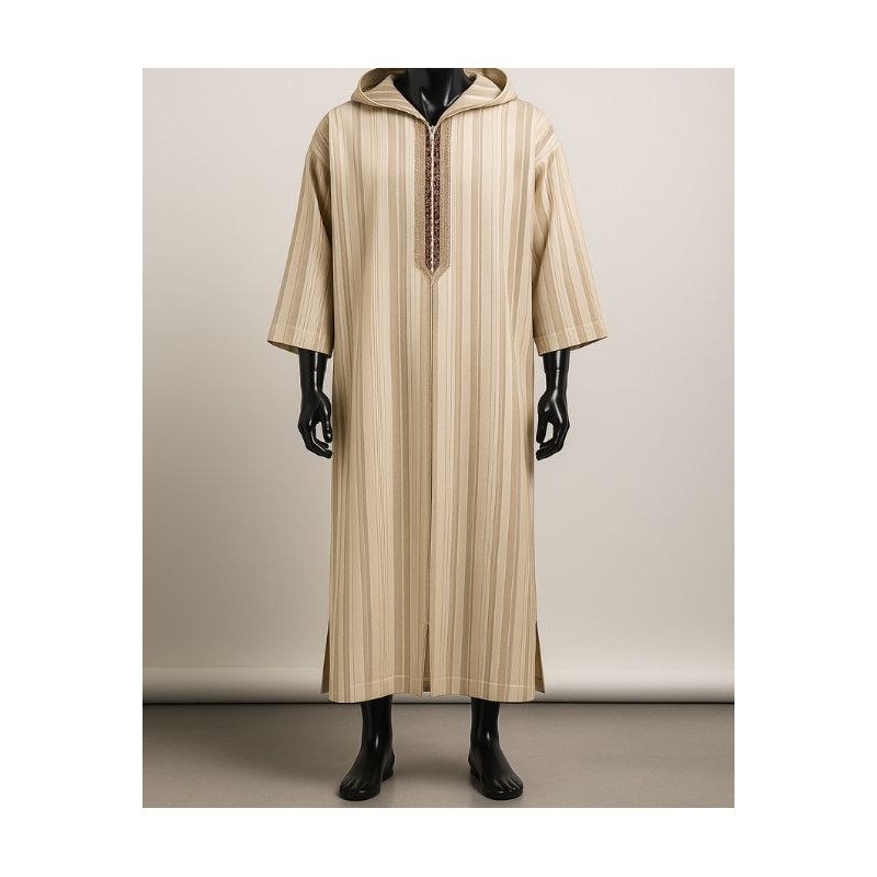 Jellaba marocaine traditionnelle