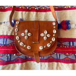 Sac en cuir décoré
